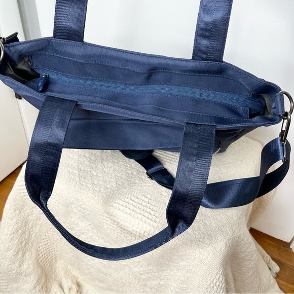 Heys HiLite Laptop Tablet Tote Bag Blue Nylon Travel Crossbody Carry On RFID - Picture 11 of 15